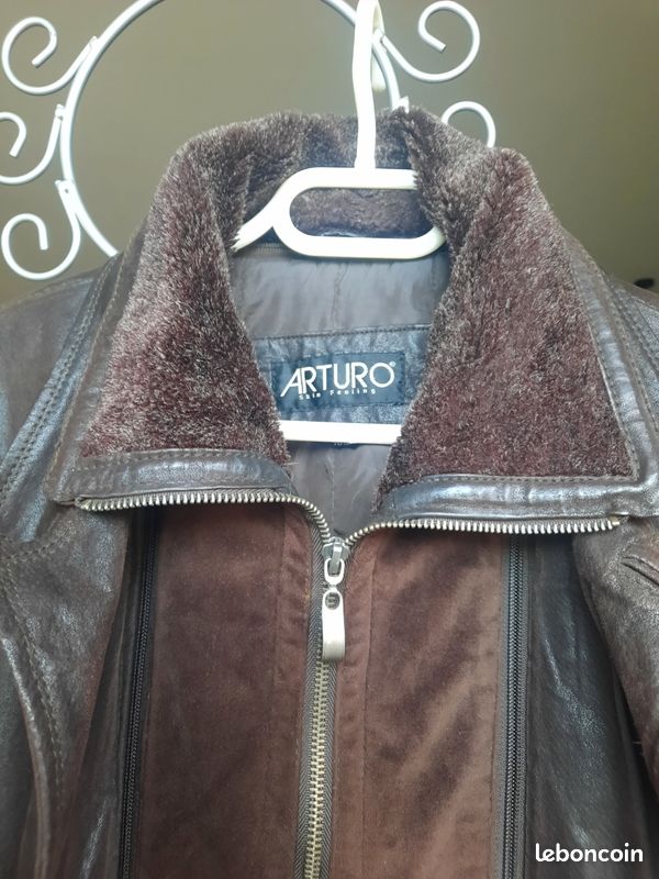 Blouson en cuir homme Arturo Vêtements