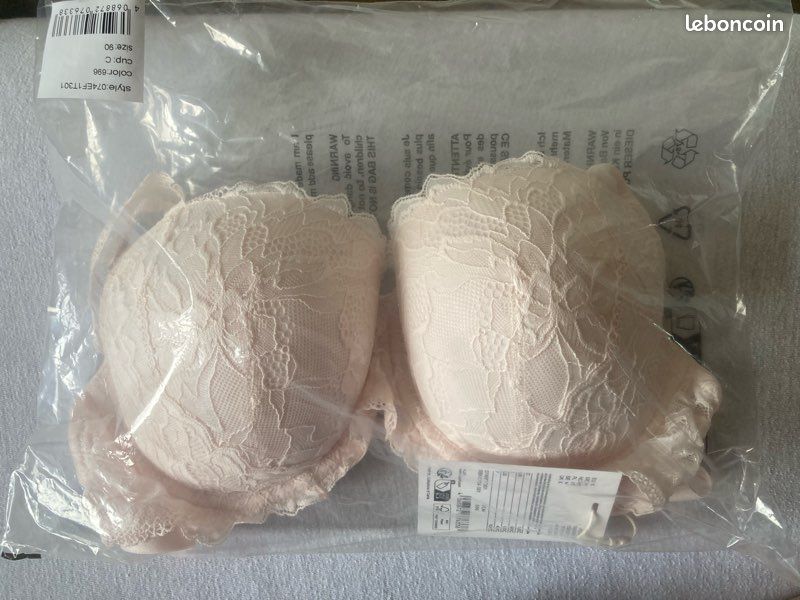 Soutien gorge + string ESPRIT rose clair (image 2)