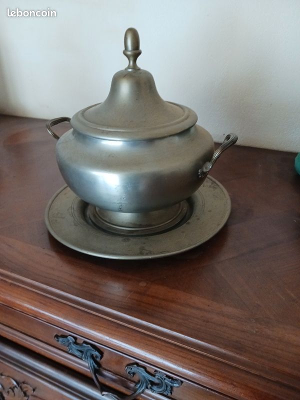 Cloche Liberty métal argenté - Canada