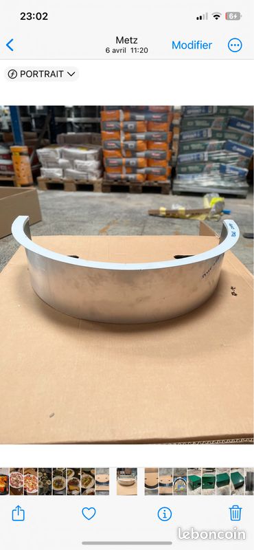 Bavette demi cercle (pour œil de bœuf) (image 4)
