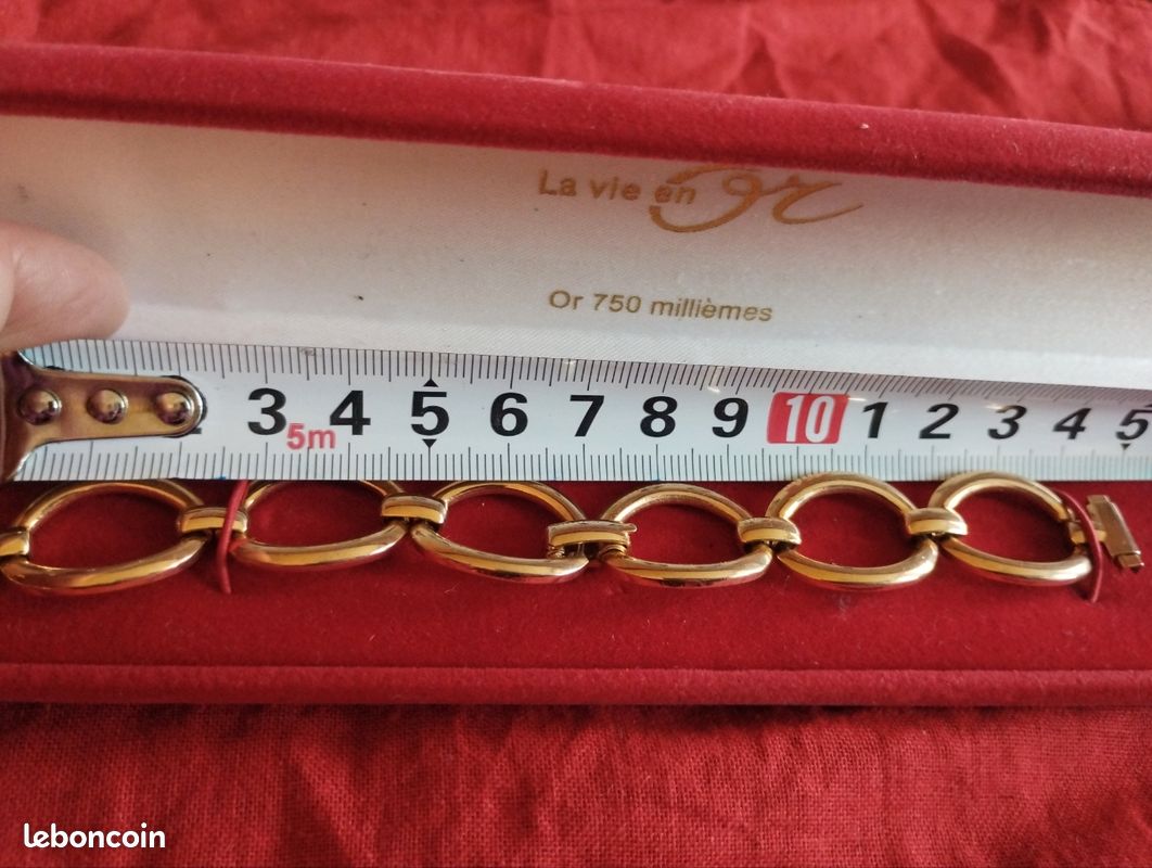 Bracelet montre metal doré (image 2)