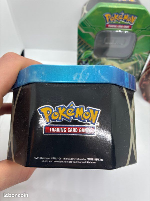 Tin Box Pokemon Random, boîte en fer blanc vide pour le stockage, boîte