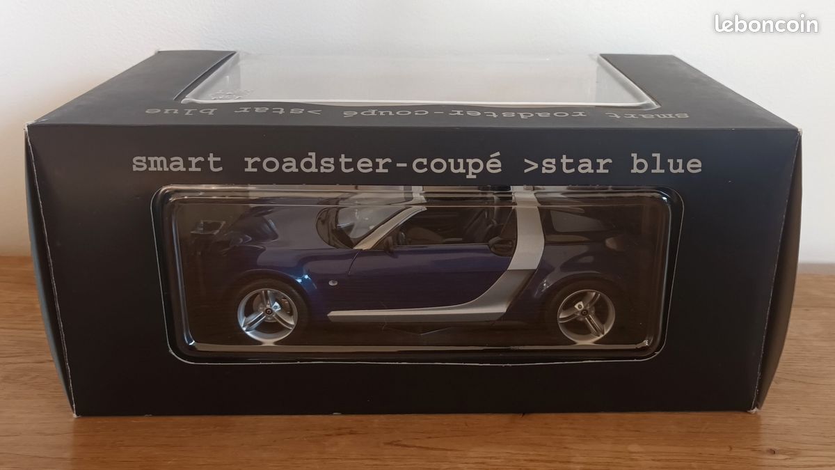 SMART ROADSTER Cabriolet jaune 1/18 KYOSHO 09102Y voiture