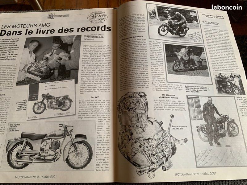 Magazine Motos d’Hier n°36 Avril 2001 – Laverda 750 / New-Map 500 BYSS 1932 (image 4)