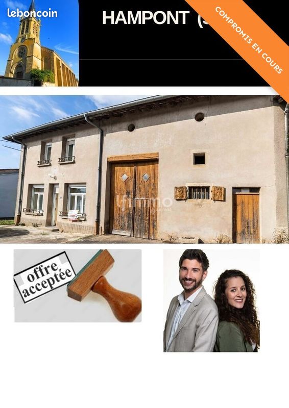 Maison 6 pièces 178 m² · à Hampont · 178 m² · 79 000 €
