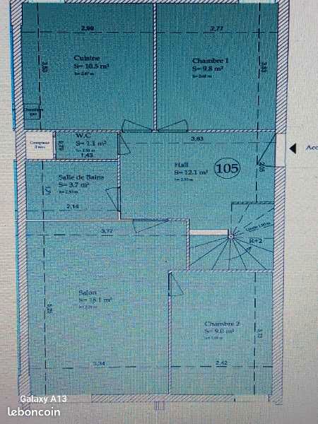 Appartement 4 pièces 83 m² · à Valentigney · 83 m² · 75 000 €