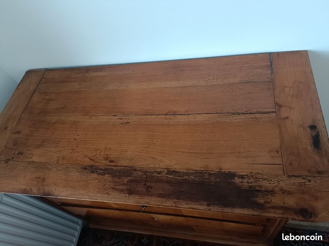 Commode bois vintage (image 6)