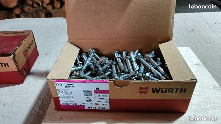 Rawl ex R-XPT : goujons d'ancrage M16 x 100