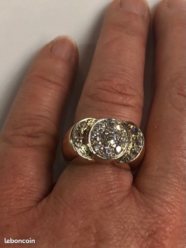 Diamonds Bagues Tank Occasion Bague Argent Bague Tank Occasion Le