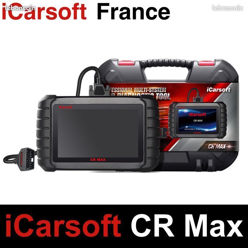 ICarsoft CR Max, Valise Diagnostic Auto Multimarques Pro