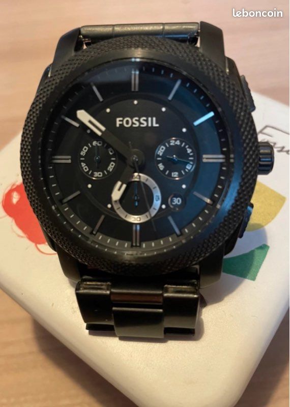 Fossil - Montre FS4552 Homme - 45mm chronographe à Quartz - Bracelet Acier Inoxydable (image 2)