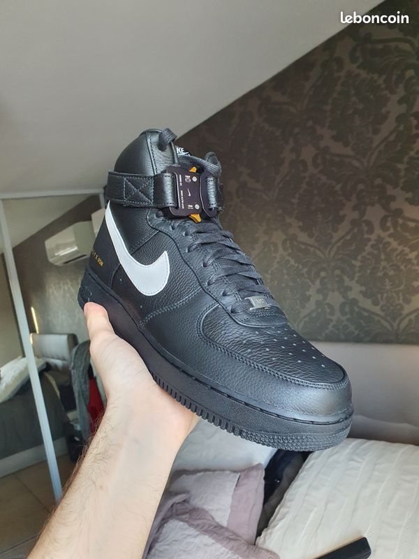 Nike x Alyx Studio Air Force High Black White Chaussures