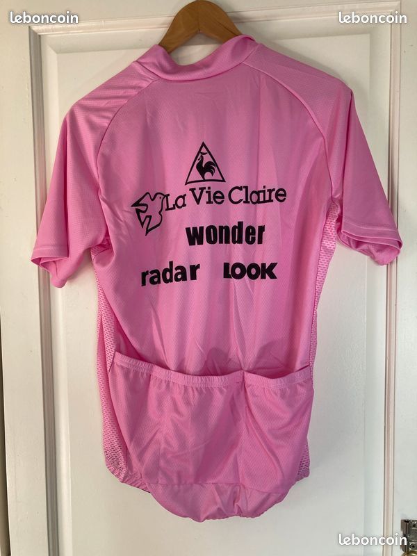 MAILLOT VELO HINAULT Cycle La Vie Claire Wonder Radar