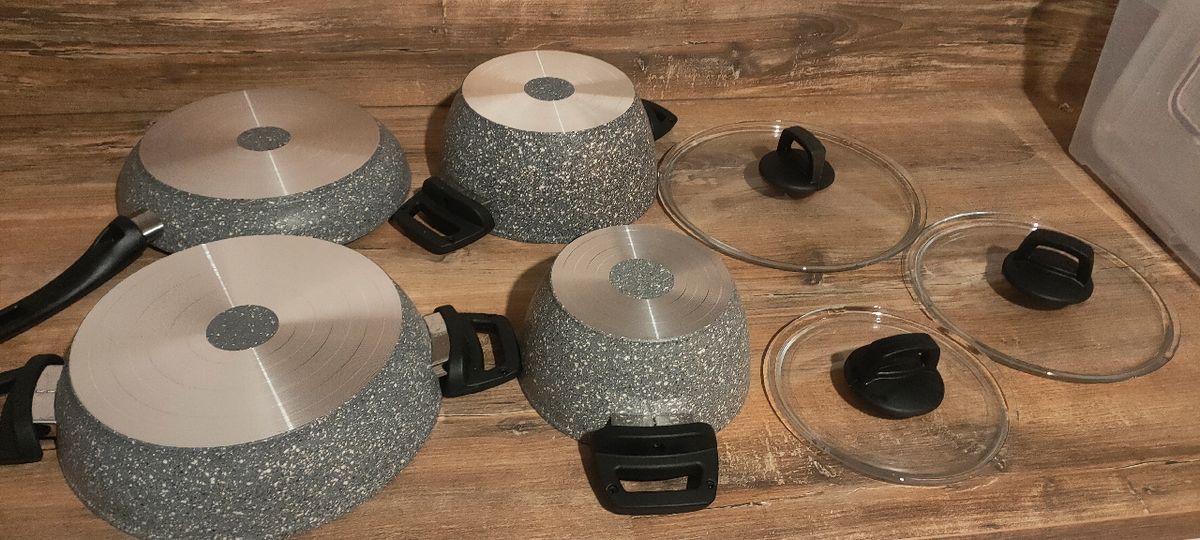Batterie de cuisine en pierre de granit  Green Solutions Nettoyage de  tapis-Pots antiadhésifs-Aliexpress