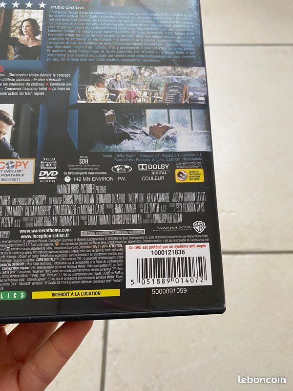 DVD film Inception (image 3)