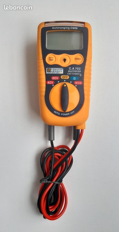 Multimètre CA 702 Chauvin Arnoux Portable Numérique, 600 V c.a
