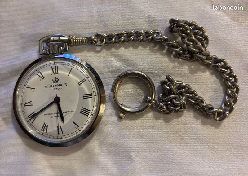 Montre Anker En Argent 800 - Pour Femme, à Remontage Manuel, Vintage