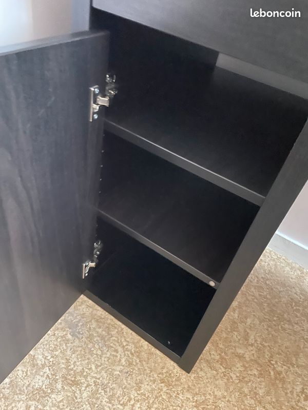 Bureau brun noir MICKE Ikea (image 6)