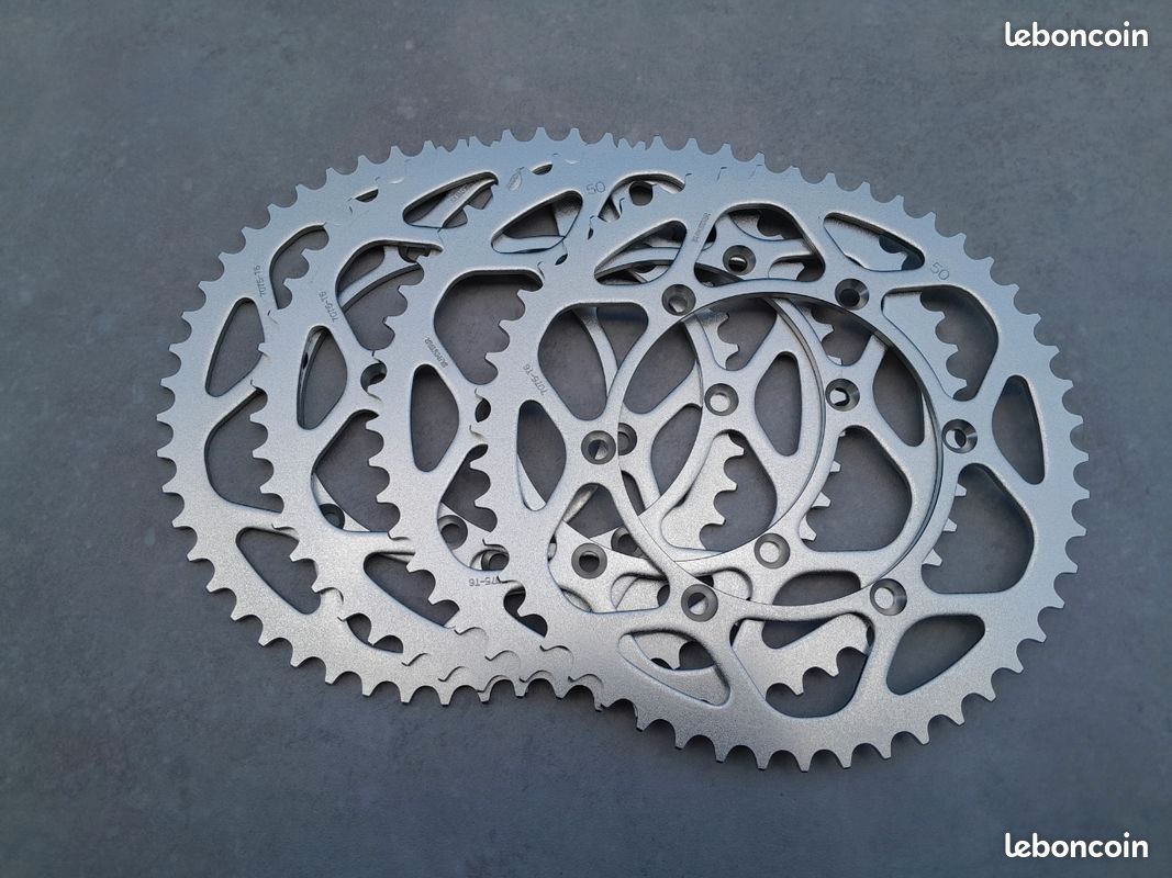 Couronne neuve origine Kawasaki 50D Sunstar 7075T6 alu 250 450 KX KXF KX-F KDX KLR KLXR OEM 420410167 / kit chaîne pignon did (image 2)