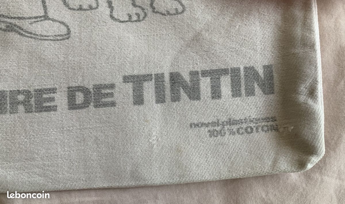 Sac Tintin Coton – 50ème Anniversaire 1979 – Édition Lombard – Collector