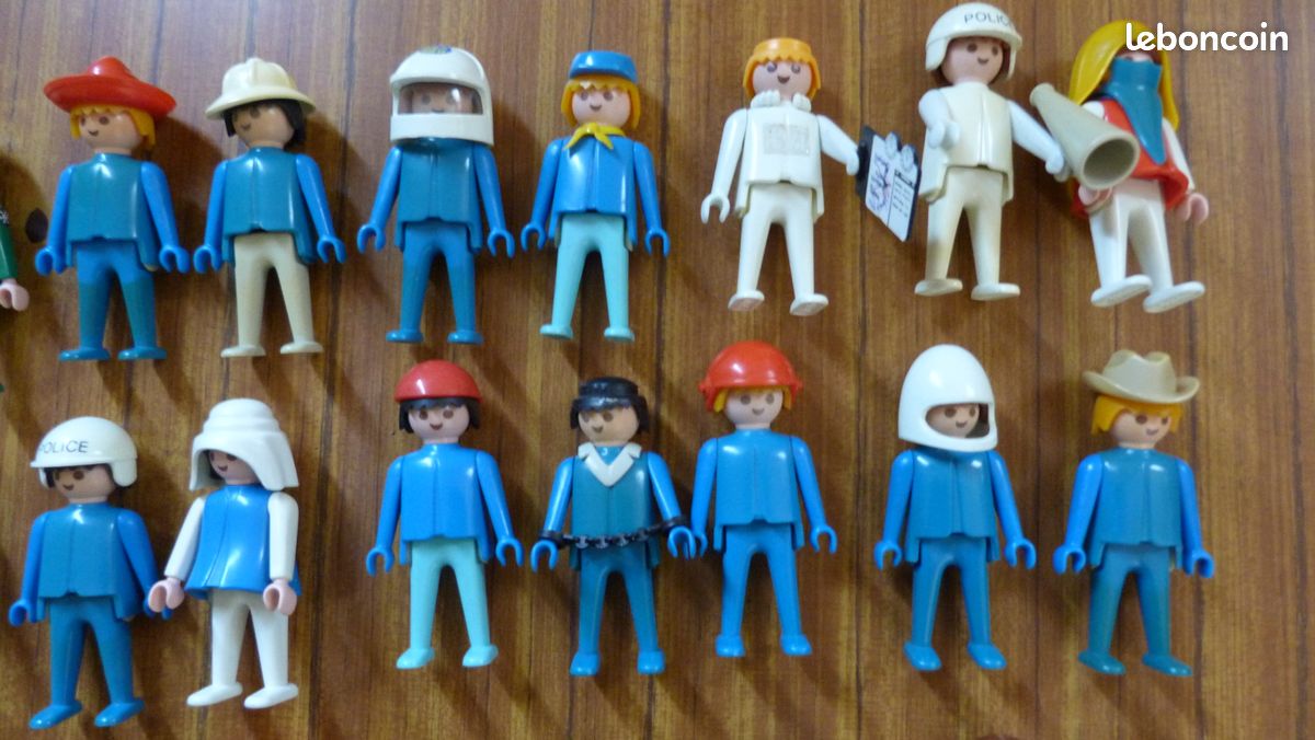 PLAYMOBIL PERSONNAGE FIGURINE Geobra 1992, Sport, Cross, Vf Toys EUR 4