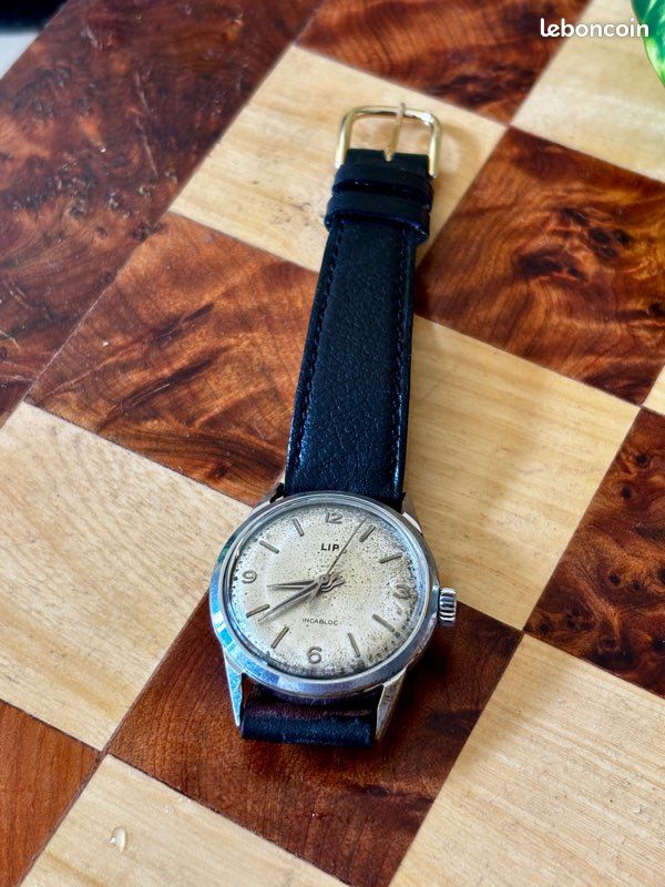 Cadran De Montre Vintage LIP - Ancien Stock - Diamètre 29.30 Mm - Neuf Sans Boîte
