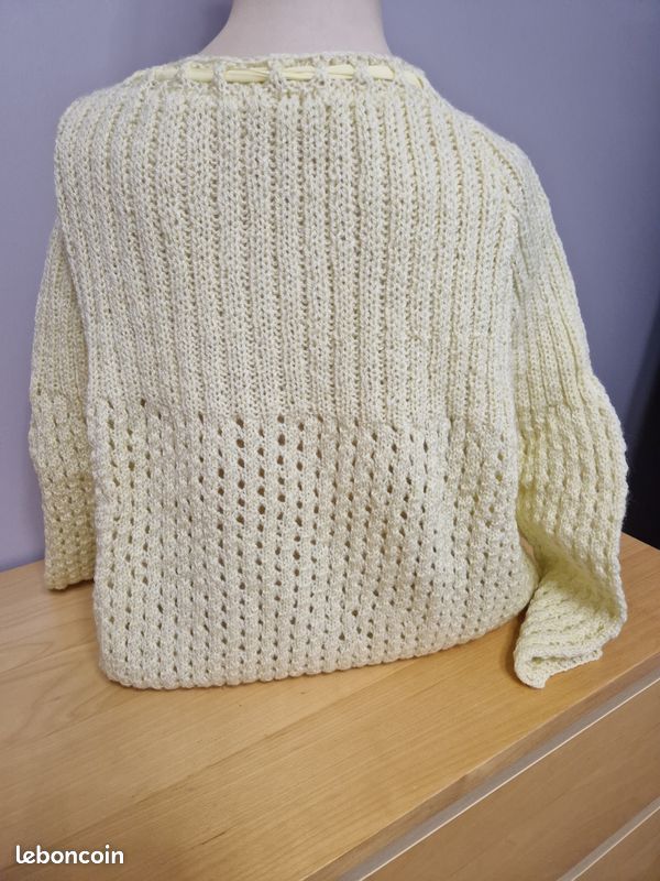 Gilet / Liseuse en laine - Taille unique - Comme neuf (image 3)