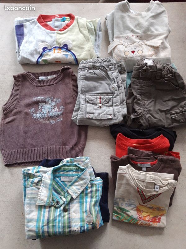 Vend lot vêtements 18 mois garçon (image 1)
