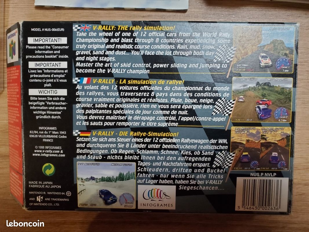 N64 V-Rally édition 99 (image 3)