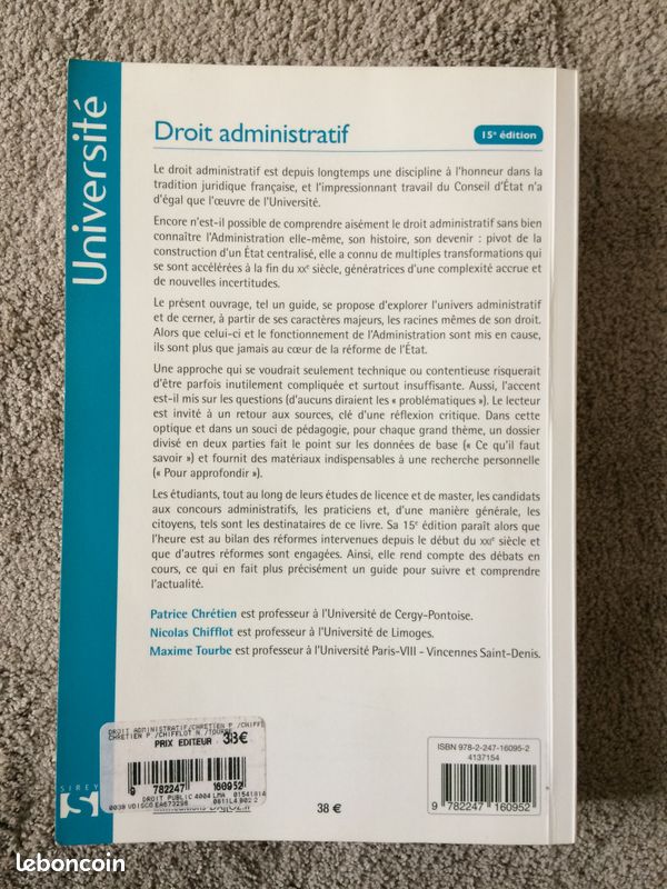 Droit administratif 15e édition (image 2)