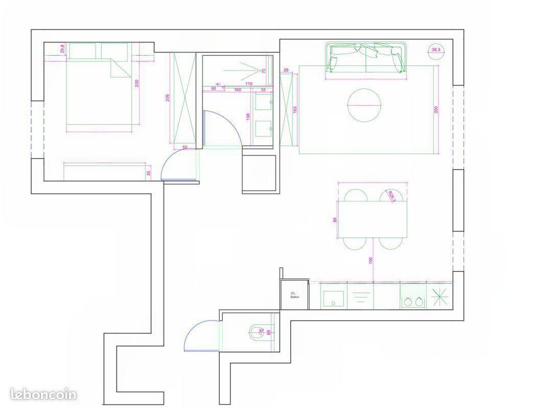 Appartement 2 pièces 49 m² · à Paris · 49 m² · 1 500 €/mois