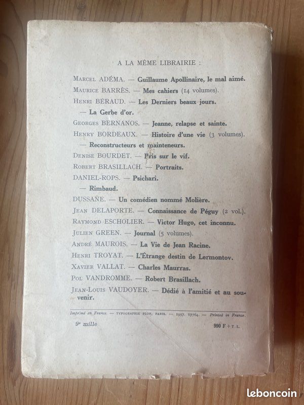 La vie d’une amitié, ma correspondance avec l’Abbé Magnier 1911-1944 - PLON (image 3)