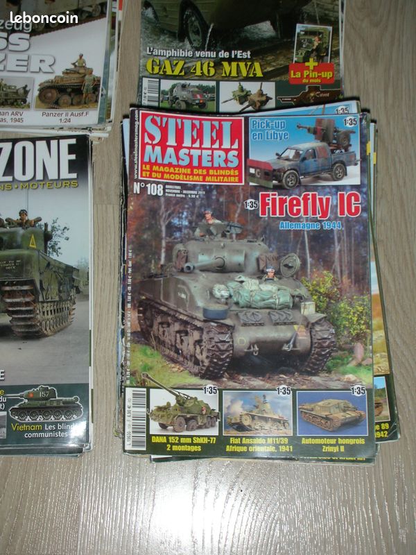 Lot De 6 Véhicules Militaires Parijouet – Métal, Blister D'époque, Neufs