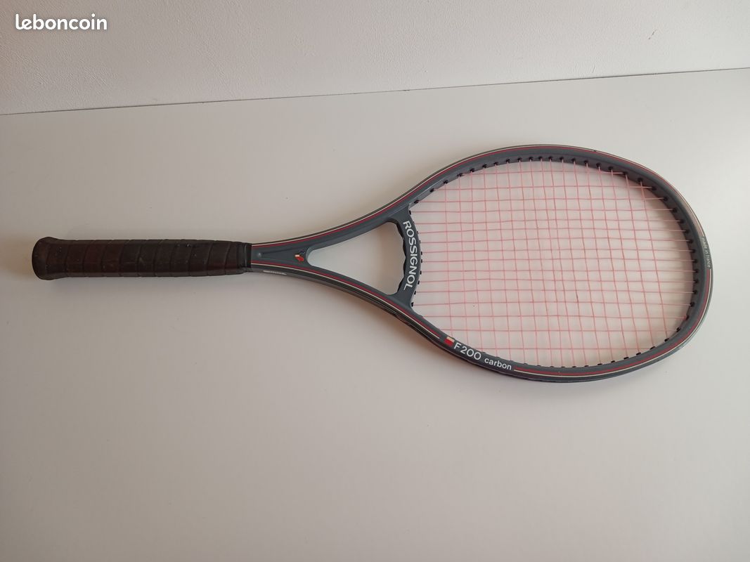Lot De 2 Raquettes De Tennis Vintage Rossignol – F200 Carbon Et Strato – Bon état