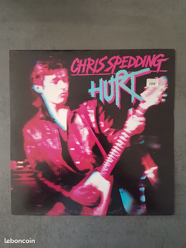 Vinyle : 33T - Chris Spedding - Hurt - Pop Rock (image 1)