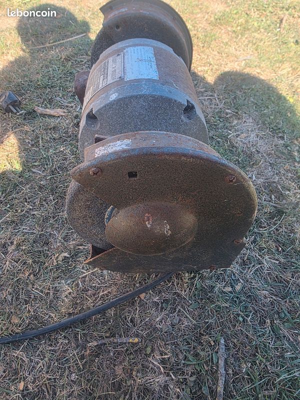 Touret à meuler 370W – fonte – 150mm – fonctionne (image 7)