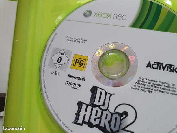 Tornamesa Dj Hero Con Juego Dj Hero Xbox 360 | Meses sin interés