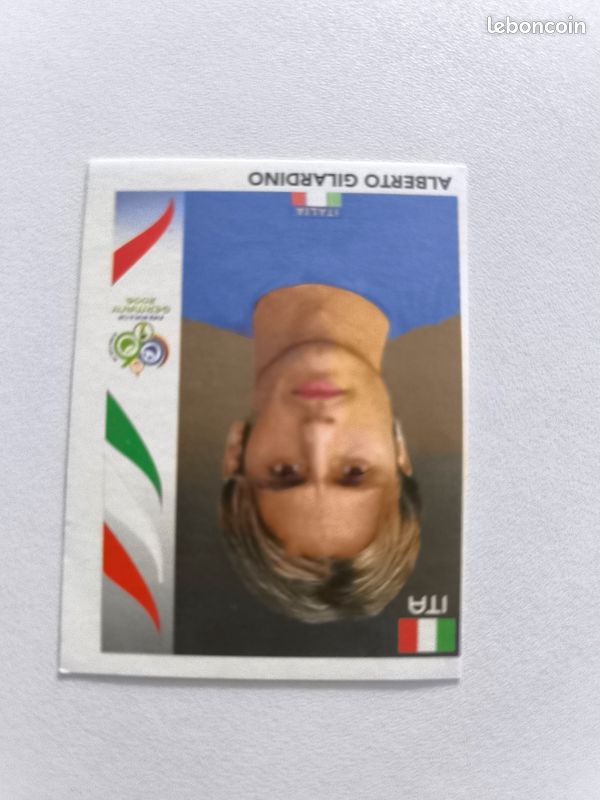 Stickers panini foot FIFA World Cup Germany 2006 n°336 Alberto Gilardino Italie (image 3)