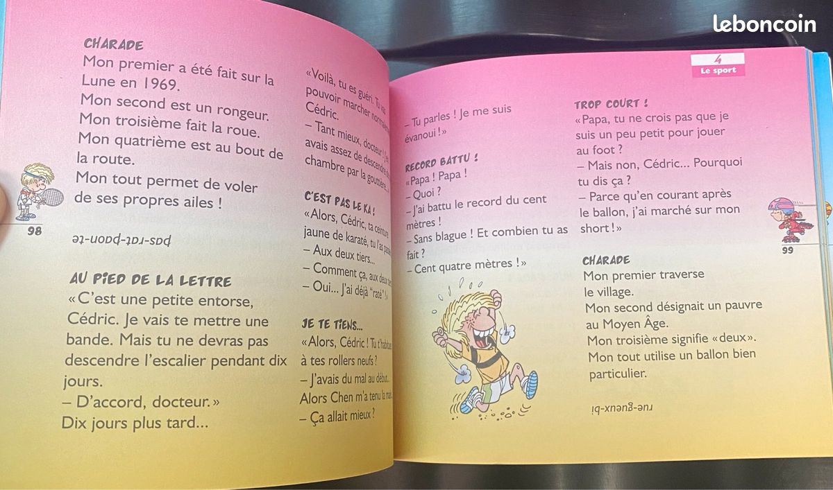 Livre Cedric blagues à part (image 3)