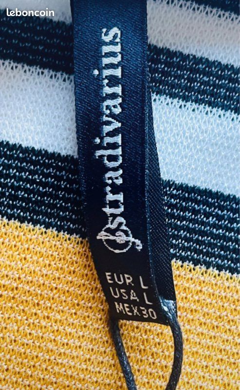 Robe Jaune Stradivarius En Coton - Taille M Neuve Avec étiquettes - Style A-Line