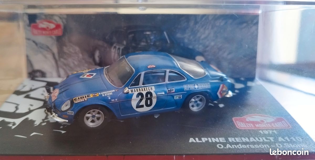 Coffret De 2 Alpine A110 Rallye Orense 1967 Rallye Andorra En Boite 1