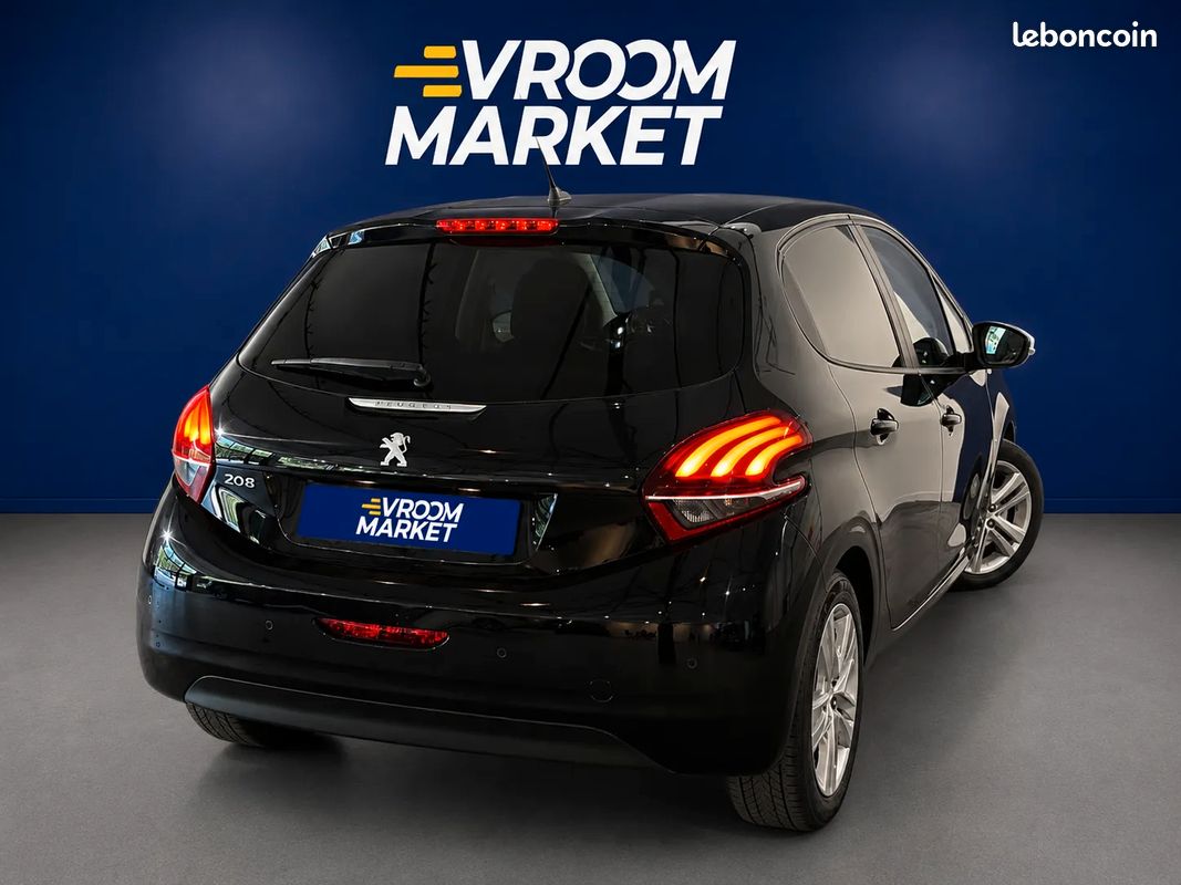 PEUGEOT 208 1.6 D 75ch STYLE - 2017 - CarPlay - Suivi complet - Régulateur de vitesse - Climatisation - Bluethoot (image 4)