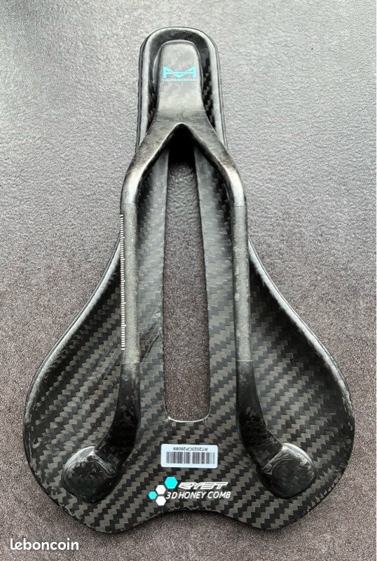 Selle De Vélo RYET Imprimée 3D - Ultralégère Carbone EVA - Pour VTT, Route, Gravel - Neuf Sous Boîte
