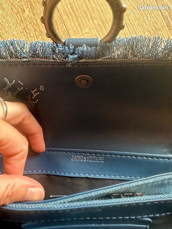 ZADIG VOLTAIRE – Sac Kate Wallet Glitter Storm – Édition Kate