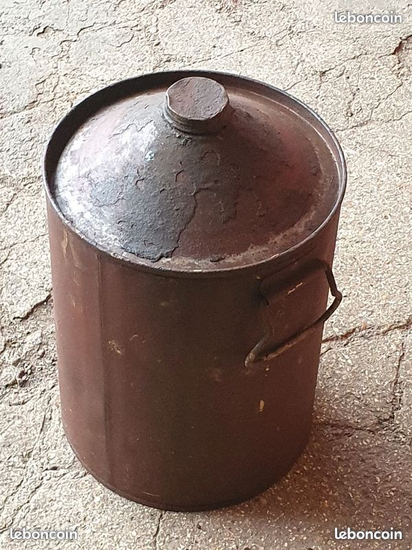 ANCIENNE BOUILLOIRE EN Cuivre et laiton Antique objet vintage déco EUR