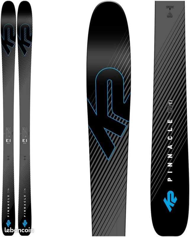 Ensemble complet ski randonnée - K2 Pinnacle 88 TI - K2 Mindbender - Kingpin 10 - Peaux Pomoca (image 2)
