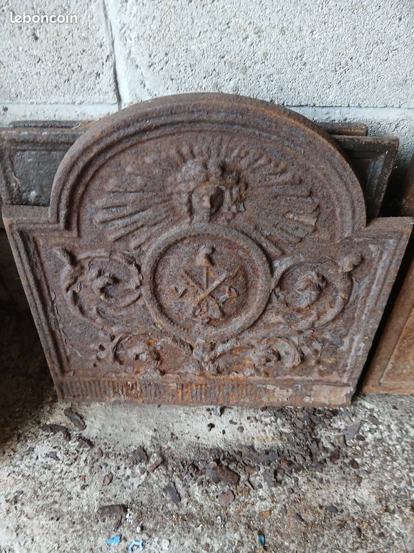 Plaque de cheminée en fonte (image 1)
