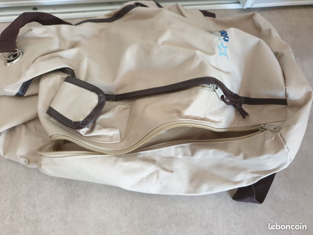 Sac à dos marin beige de vacances transat (image 3)
