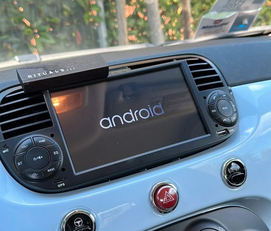 Autoradio Android Carplay Fiat 500 2007-2015 - Équipement auto