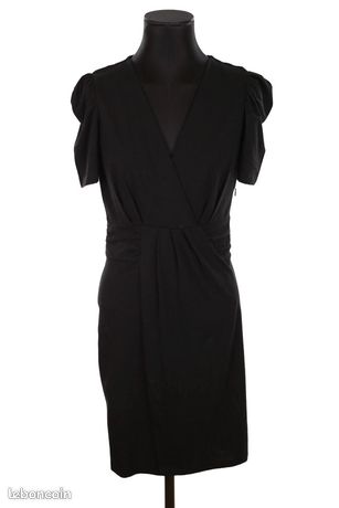 Robe En Coton Bash - Taille XS, Marron, Longueur 92 Cm, Occasion En Parfait état